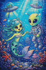 Love from Another Ocean ©The One With The Diamond Art