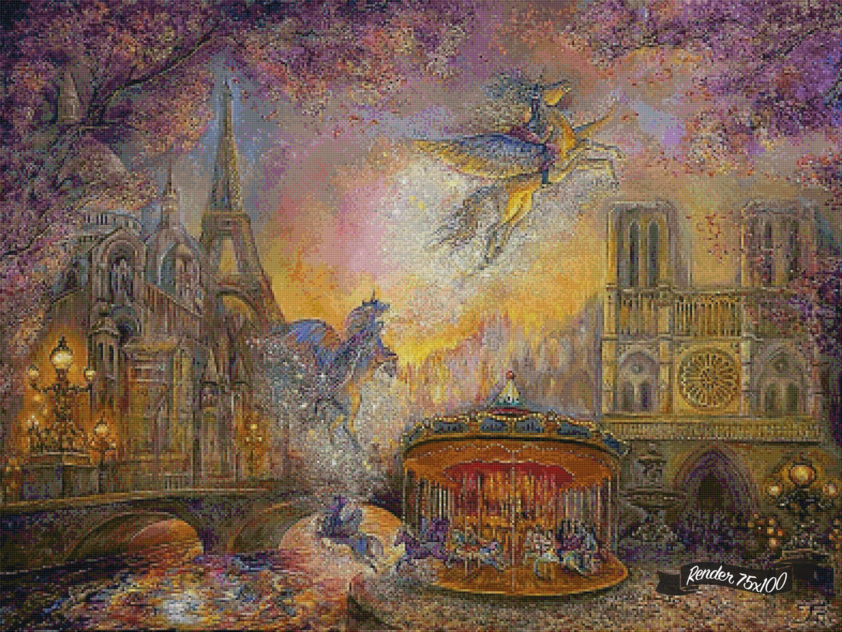 Magical Merry-Go-Round ©Josephine Wall