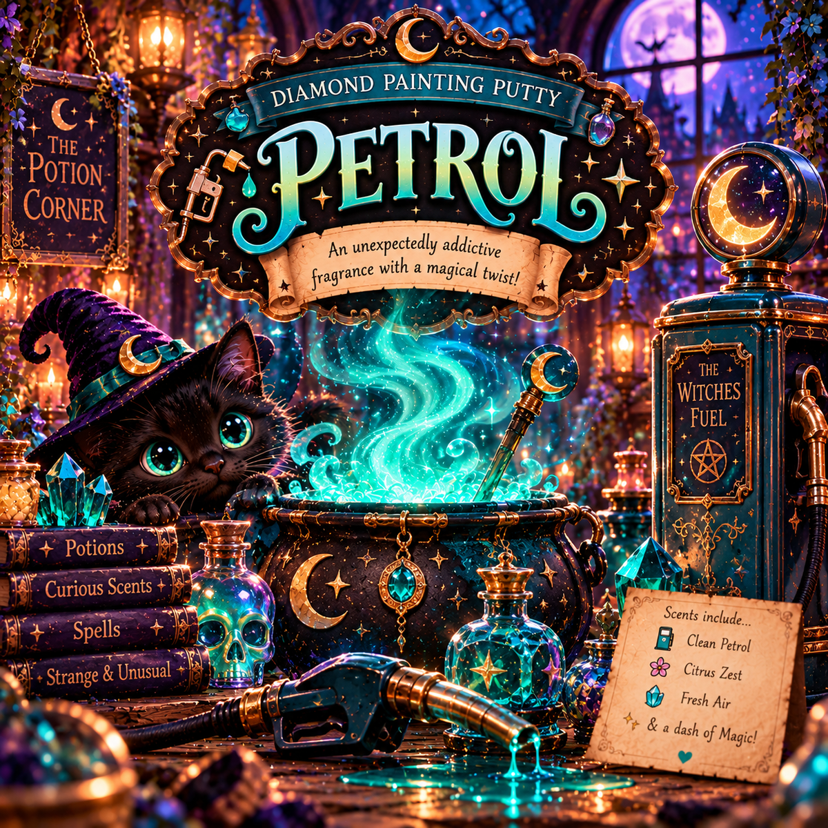 Petrol Diamond Painting Putty