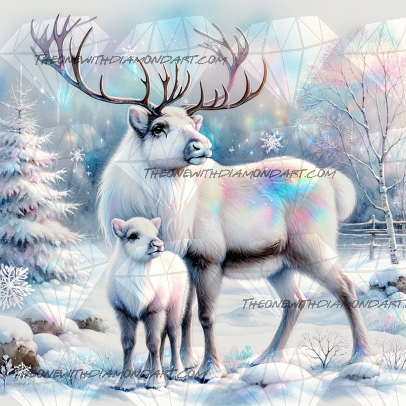 Majestic Caribous ©Laura @cocomarshmallow_art