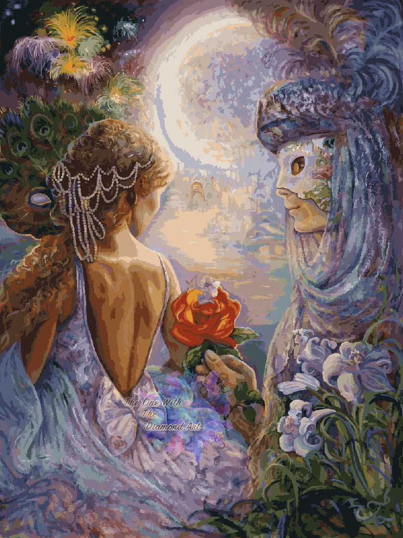 *Paint By Numbers* Masque Of Love ©Josephine Wall
