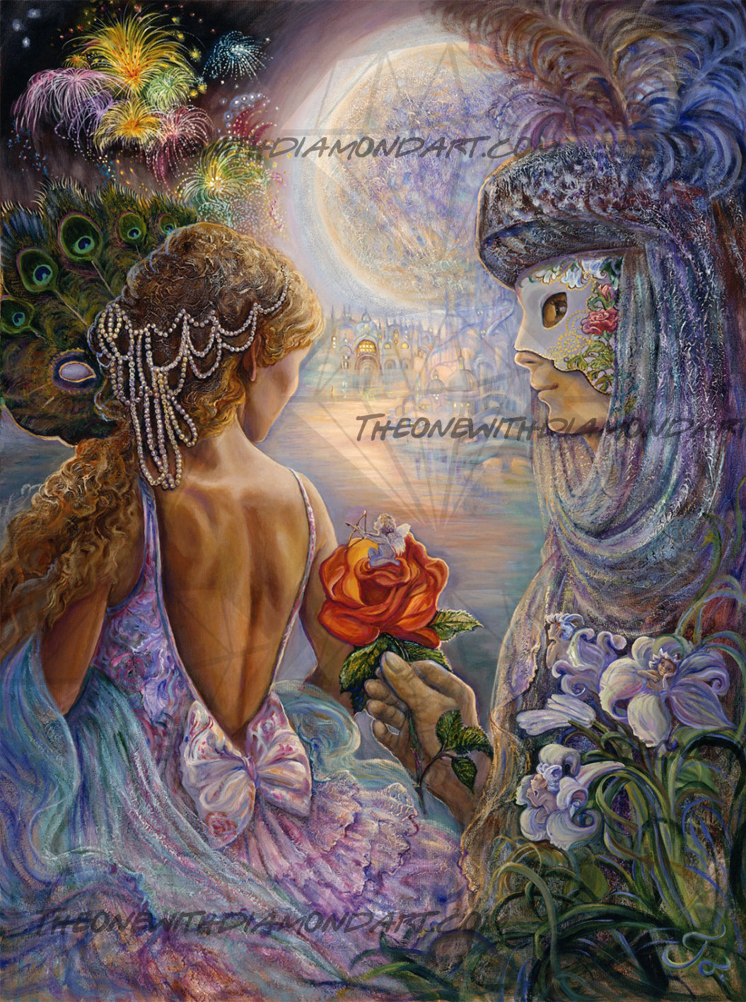 *Paint By Numbers* Masque Of Love ©Josephine Wall