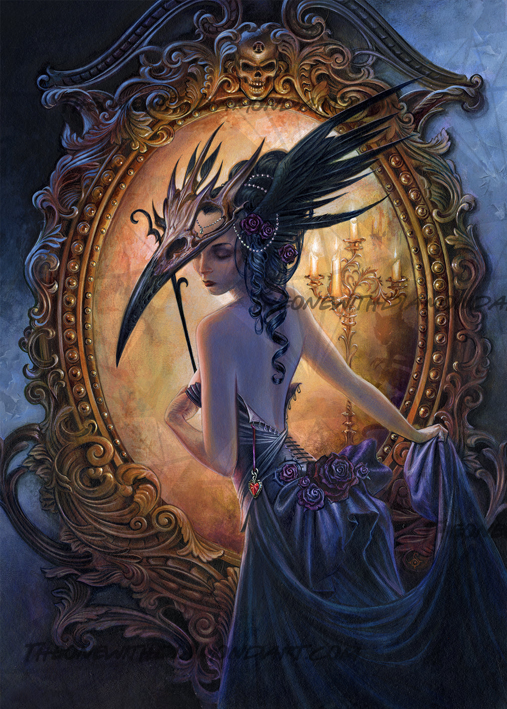 *Hand-Rendered* Masque Of The Black Rose ©2025 Alchemy Carta England