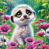 Meerkat Mischief In The Rain ©Cocomarshmallow Art