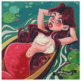 Mermaid In A Boat ©Levona Art