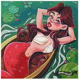 Mermaid In A Boat ©Levona Art