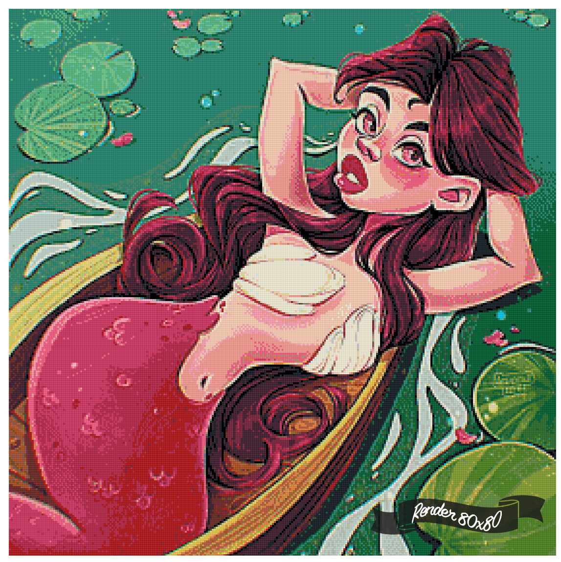 Mermaid In A Boat ©Levona Art