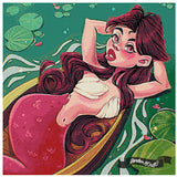 Mermaid In A Boat ©Levona Art