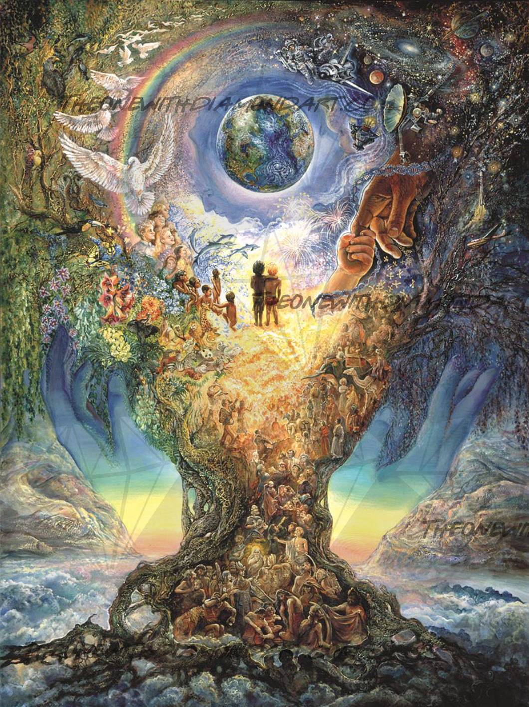 Millenium Tree ©Josephine Wall – The One With The Diamond Art
