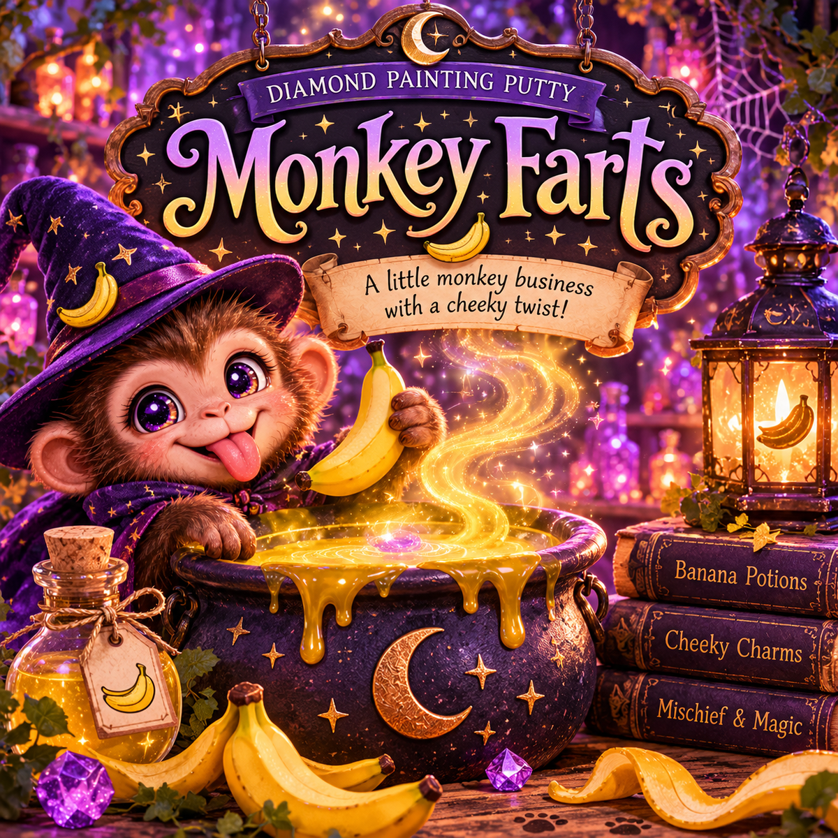 Monkey Farts Diamond Painting Putty