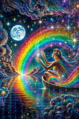 *Hand-Rendered* Moon Boat ©Spirit Of The Rainbow / GratefulLicensing.com