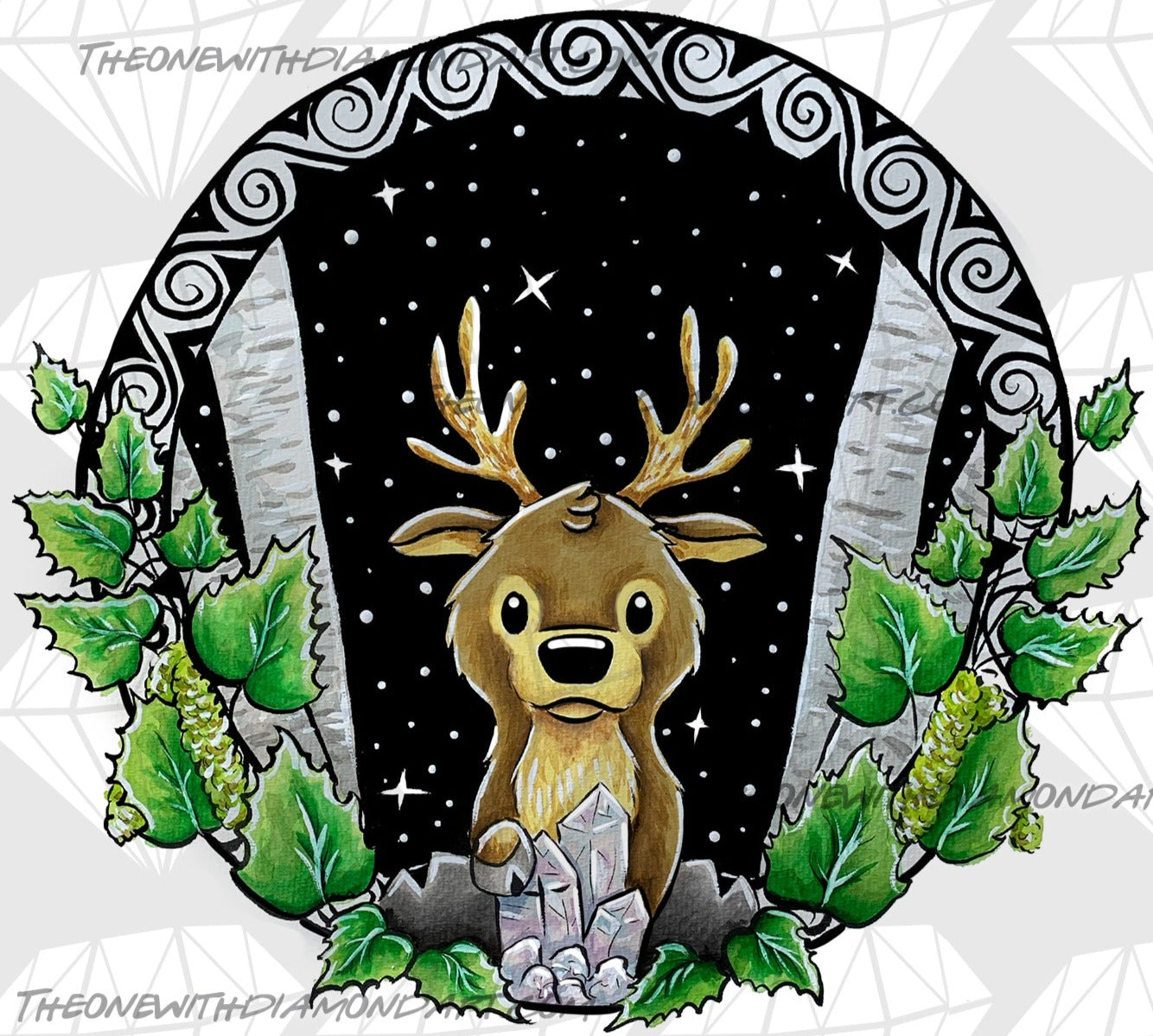 Moonstone The Reindeer ©Parente Illustration