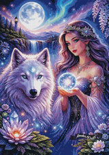 Mystical Wolf Whisperer ©Cocomarshmallow Art