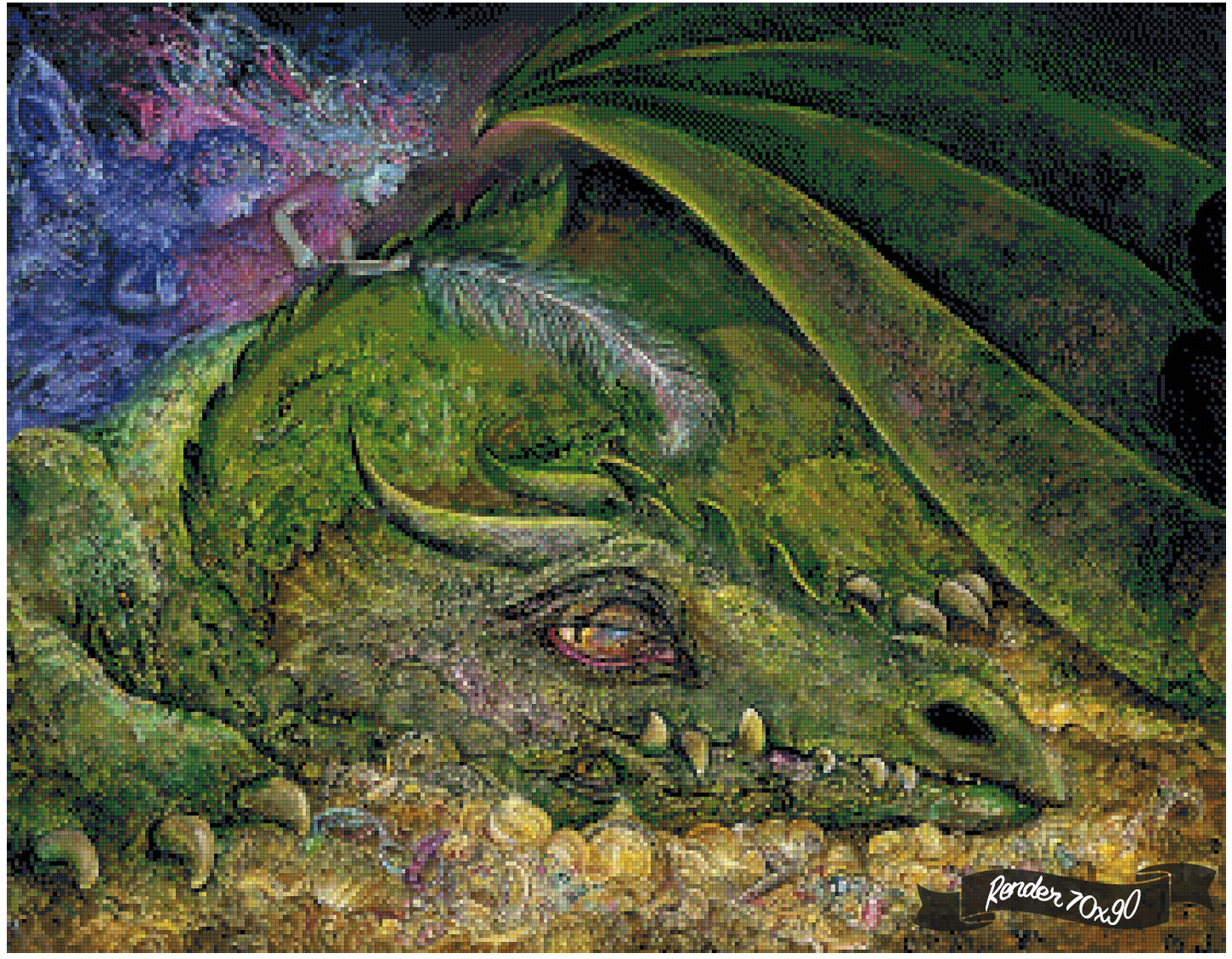 Never Tickle A Sleeping Dragon ©Josephine Wall