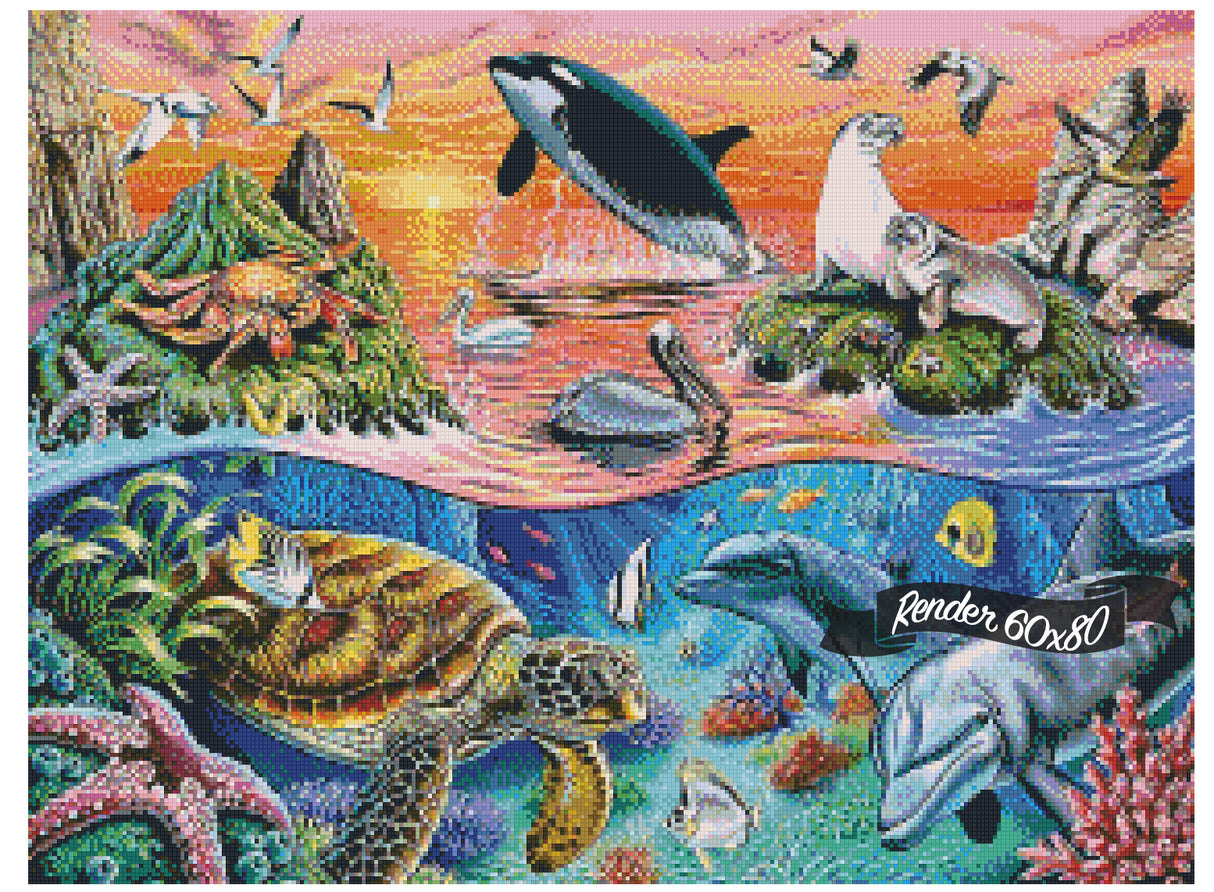 Ocean Gathering ©Mark Gregory. Licensed by MGL, www.mglart.com