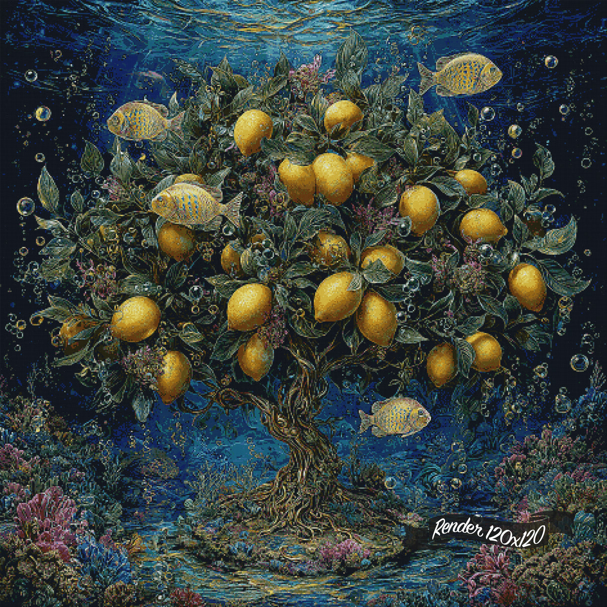 Ocean Lemons ©Cocomarshmallow Art