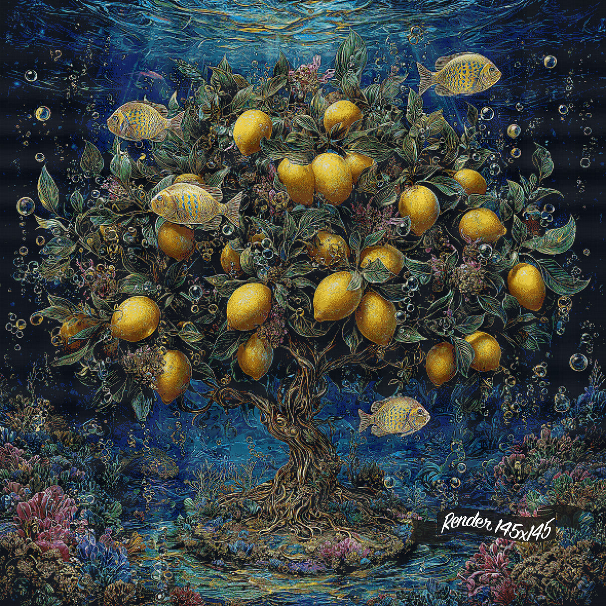 Ocean Lemons ©Cocomarshmallow Art