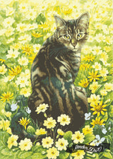 *Paint By Numbers* Octopussy In Spring Flowers ©Ivory Cats