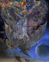 On A Bat's Back I Do Fly ©Josephine Wall