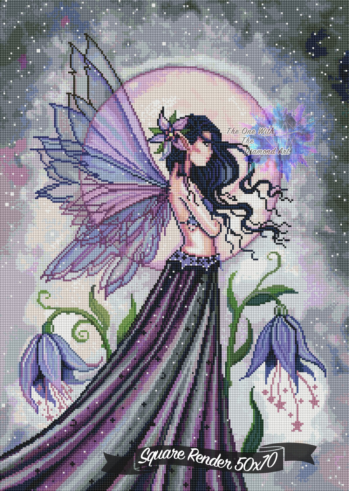 *Hand-Rendered* Orchid Of The Night ©Molly Harrison