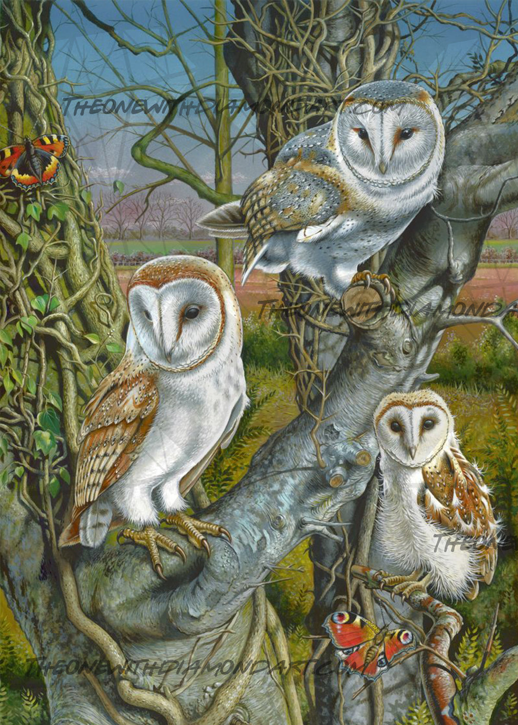 Owl Gathering ©Mark Gregory. Licensed by MGL, www.mglart.com