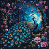 Peacock Moon ©Tabz Jones / GratefulLicensing.com