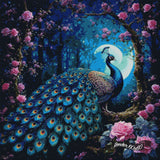 Peacock Moon ©Tabz Jones / GratefulLicensing.com