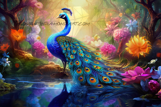 Peacock Pond ©Laura @cocomarshmallow_art