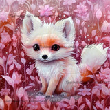 Pink Summer Fox ©Cocomarshmallow Art