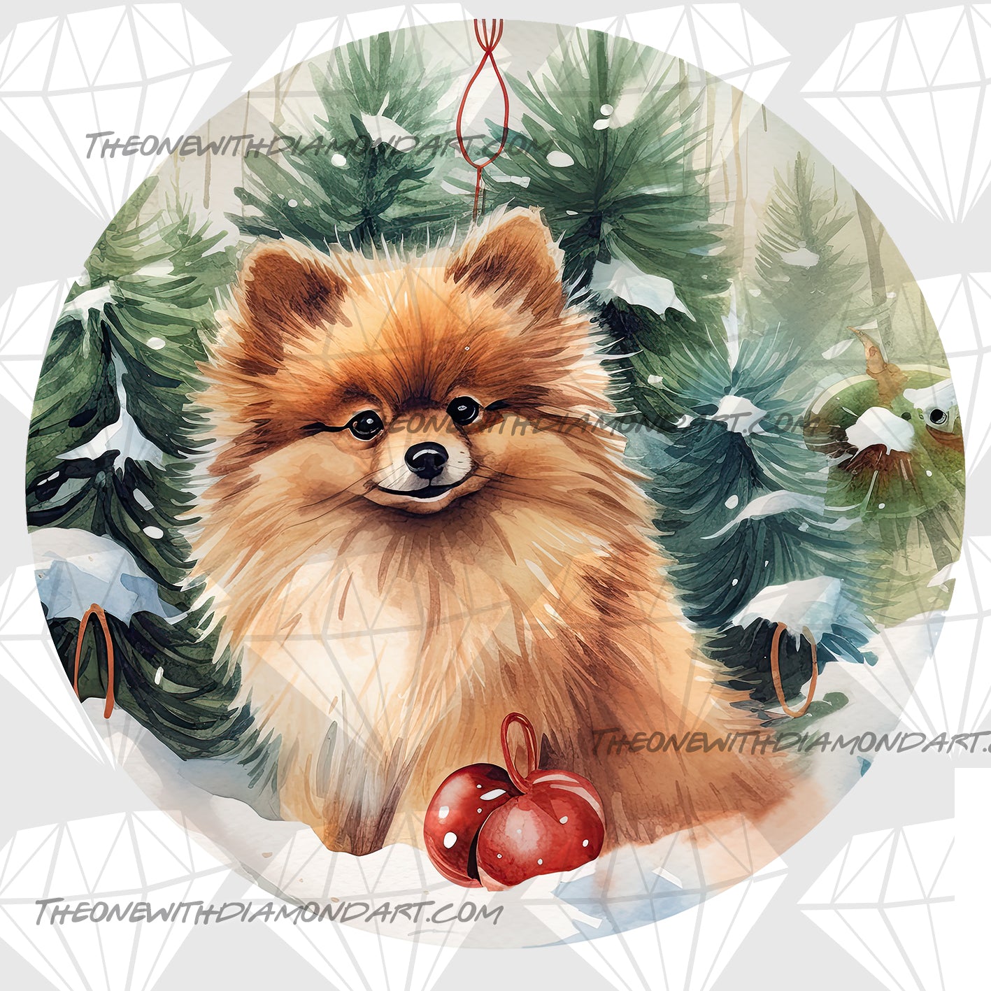 Christmas Pomeranian