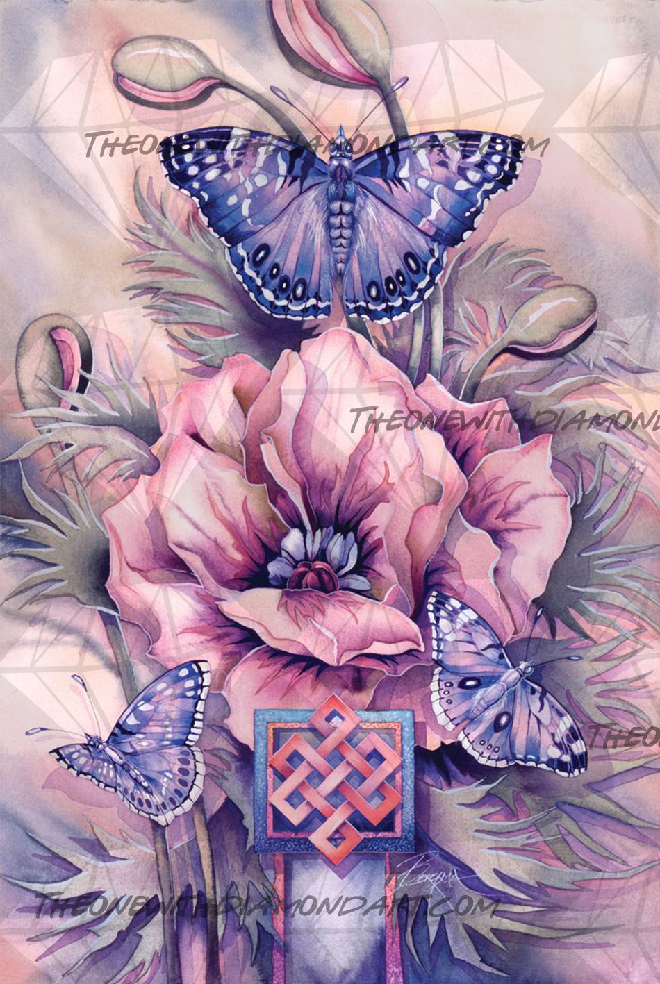 Purple Butterflies ©Jody Bergsma. Licensed by MGL, www.mglart.com