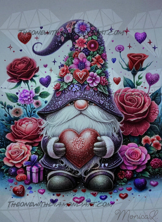 Purple Gnome ©MonicaL.Art.