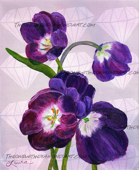 Purple Tulips ©Laura Milnor Iverson