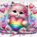 Purrfect Heart Spectrum ©Cocomarshmallow Art
