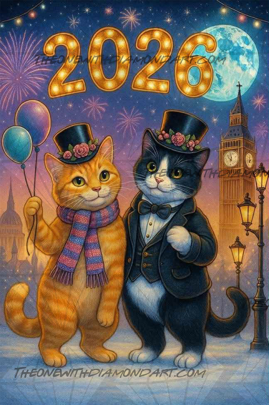 Purrfect New Year ©Theresa Raymer