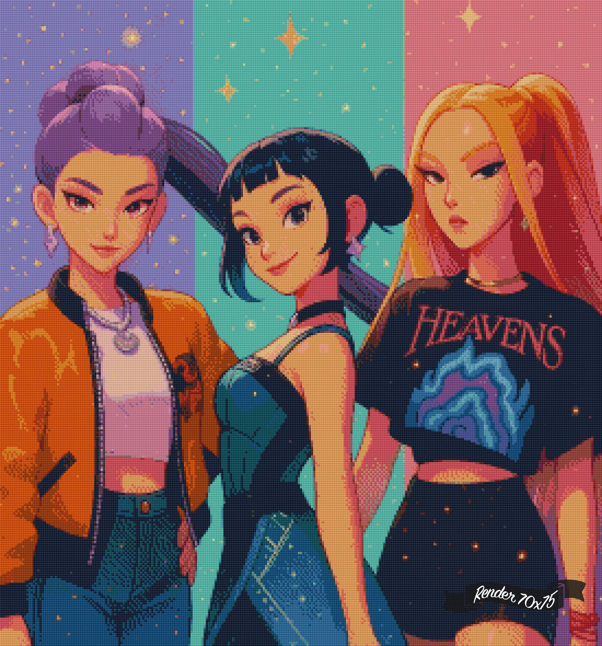 Radiant Beats ©The One With The Diamond Art