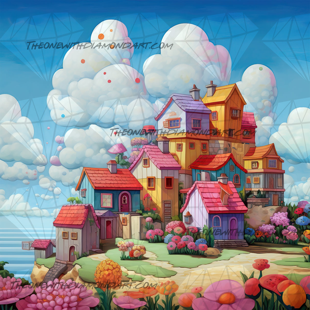 Rainbow Bay Village ©Cocomarshmallow Art