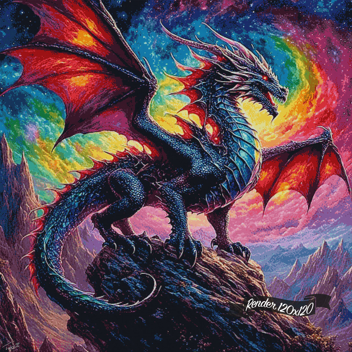 Rainbow Dragon ©Tabz Jones / GratefulLicensing.com