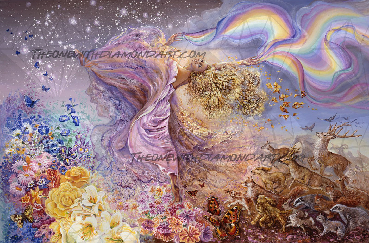 Rainbow Girl ©Josephine Wall