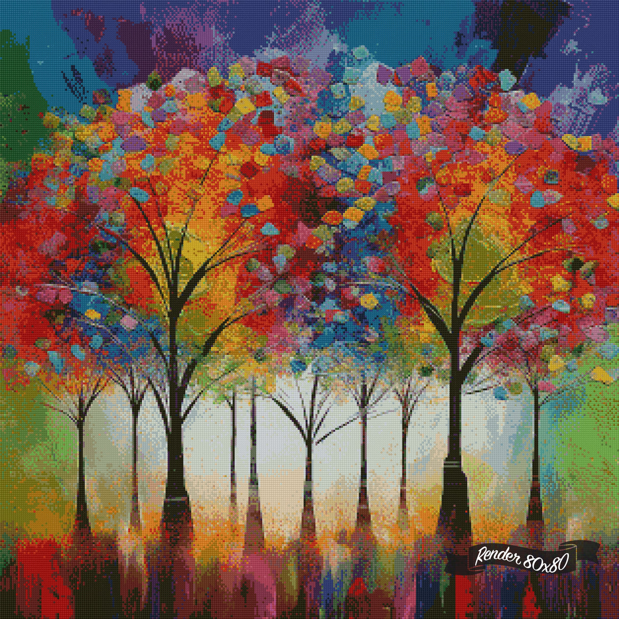 Rainbow Grove ©Diamants et Strass