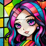 Rainbow Mademoiselle ©Cocomarshmallow Art