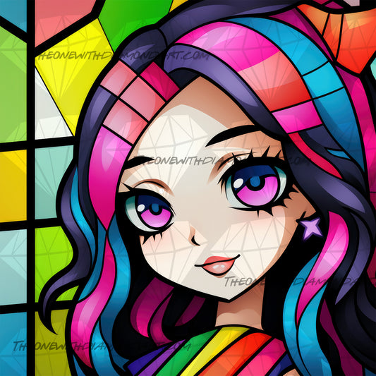 Rainbow Mademoiselle ©Laura @cocomarshmallow_art