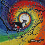 Rainbow Swirl Kitty ©Laura Milnor Iverson