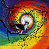Rainbow Swirl Kitty ©Laura Milnor Iverson