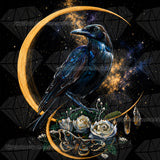 Raven Beneath The Crescent Moon ©Silvia Popescu