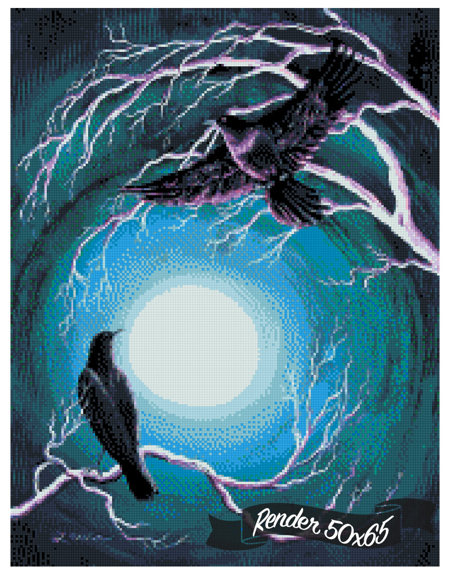 Ravens On A Winters Night ©Laura Milnor Iverson