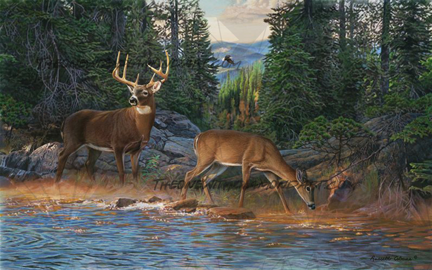 River's Edge ©Russell Cobane. Licensed by MGL, www.mglart.com