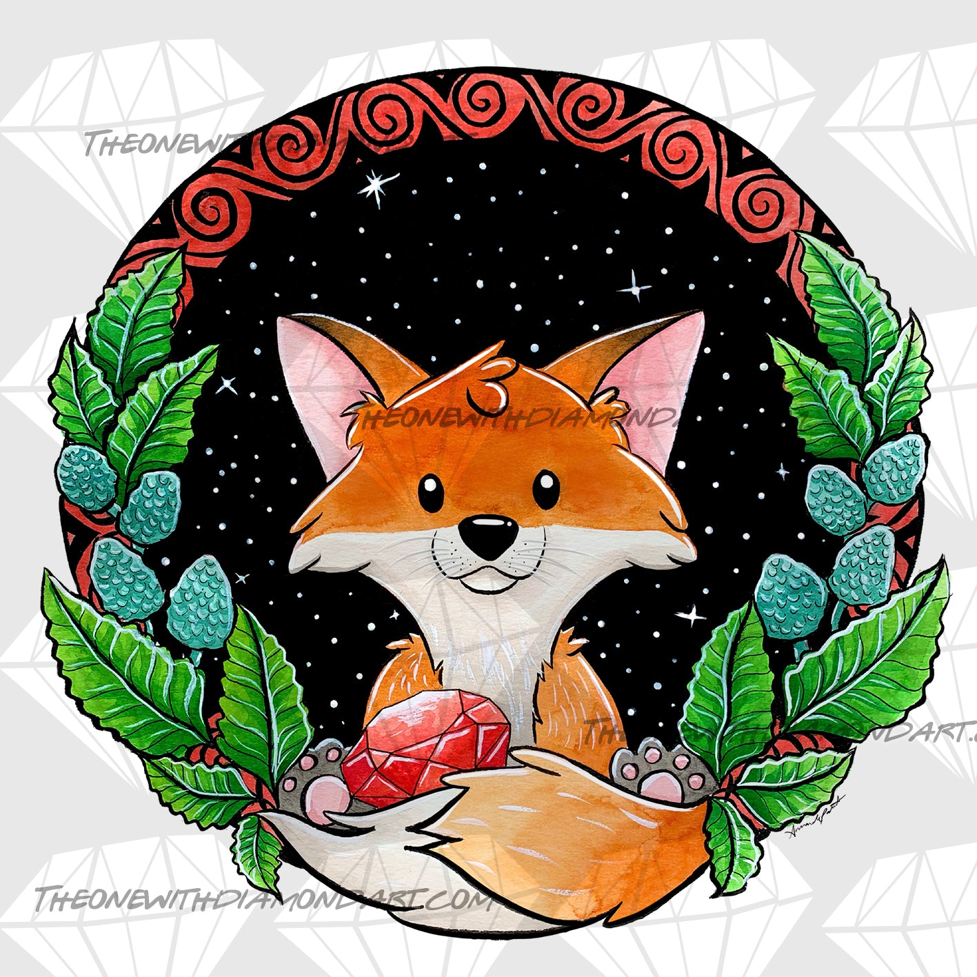 Ruby The Fox ©Parente Illustration