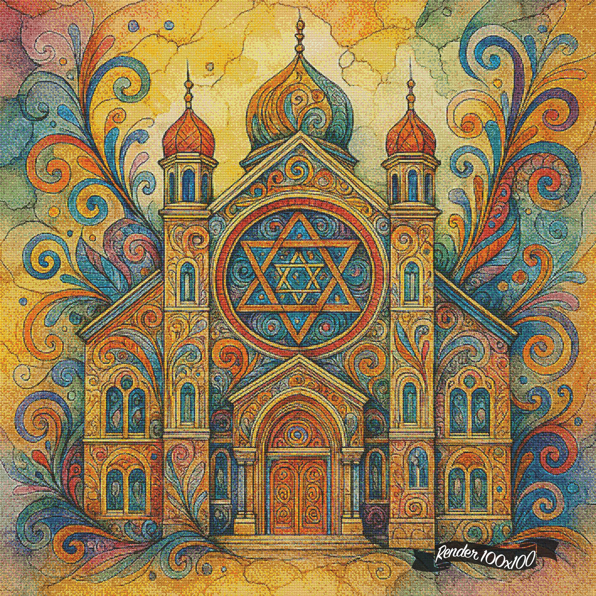 *Limited Edition* Sacred Swirls ©The One With The Diamond Art