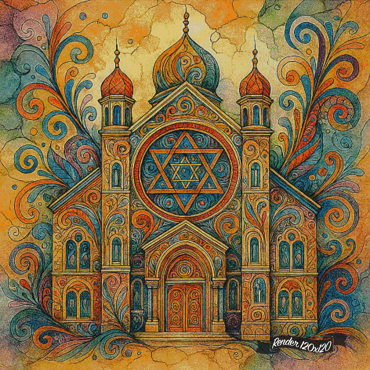 *Limited Edition* Sacred Swirls ©The One With The Diamond Art